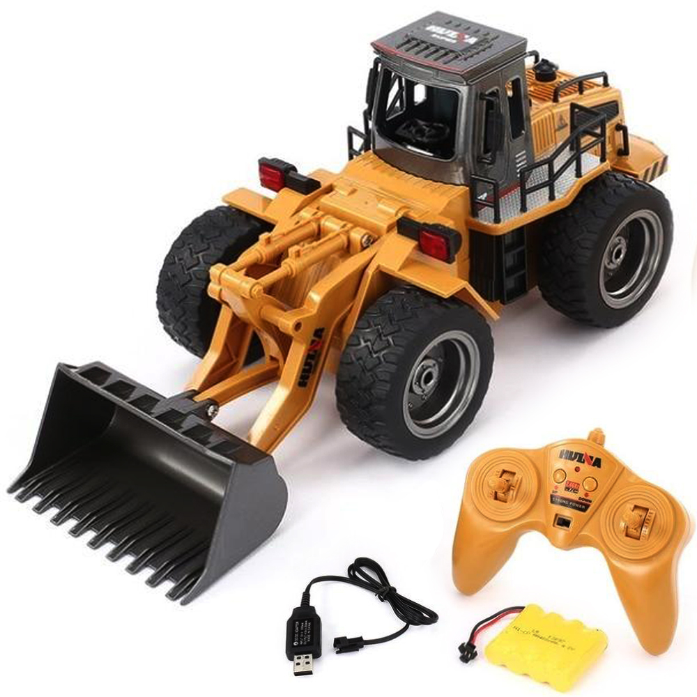 2.4 RC 118 Remote Control Bulldozer Shovel Loader Toy Car Truck